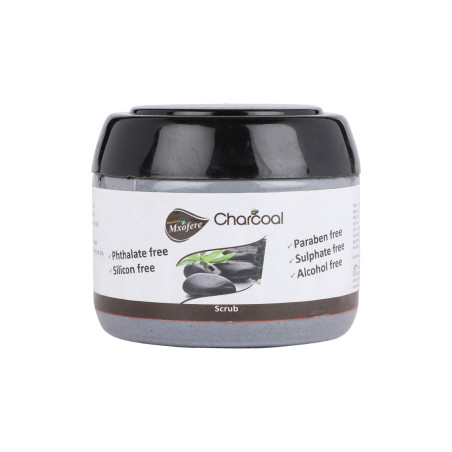 Mxofere Active Charcoal Scrub - 300 Grams
