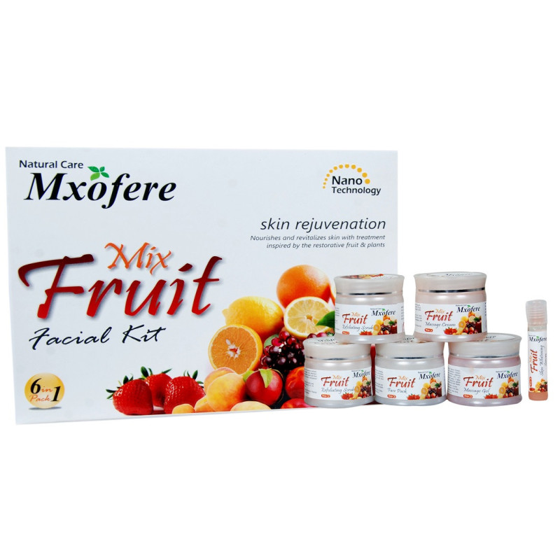 Mxofere Mix Fruit facial kit enrich with fruits extracts - 280 grams