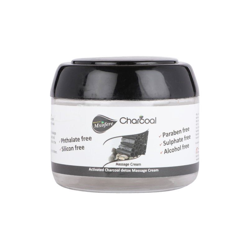 Mxofere Active Charcoal facial massage cream - 300 gms