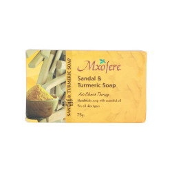 Mxofere sandal & turmeric handmade soap