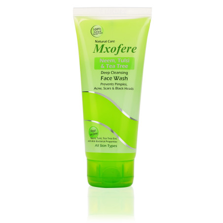 Mxofere Neem, Tulsi, Tea Tree Face Wash - 100 ml