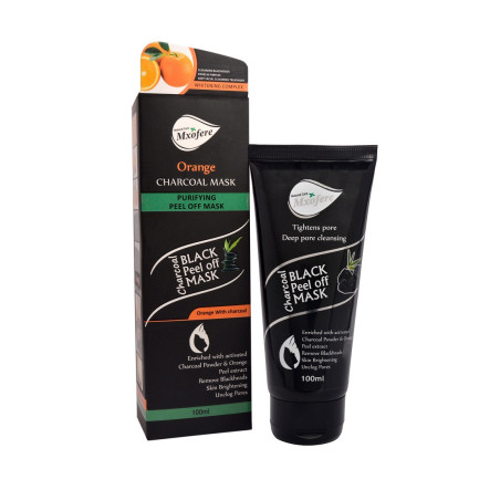 Mxofere Orange Charcoal Purifying Peel Of Mask - 100ml